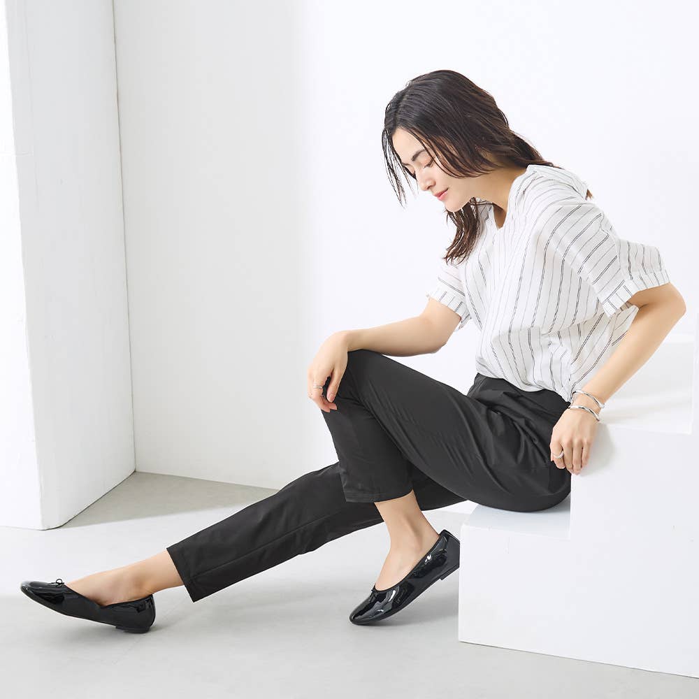 【メッシュ・テーパード】ストレッチパンツ TZZ67K E6