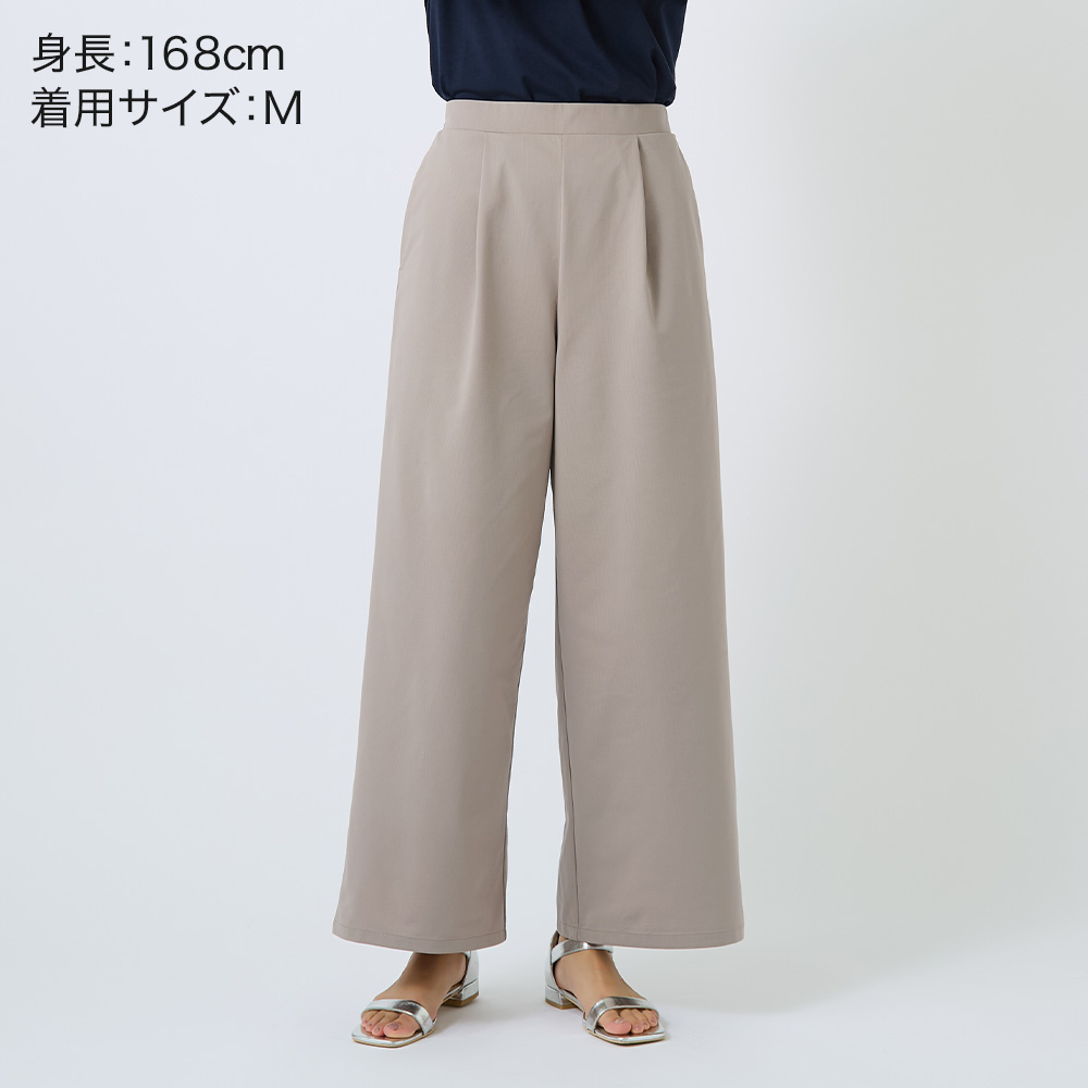 【メッシュ・ワイド】ストレッチパンツ TZZ68K E9