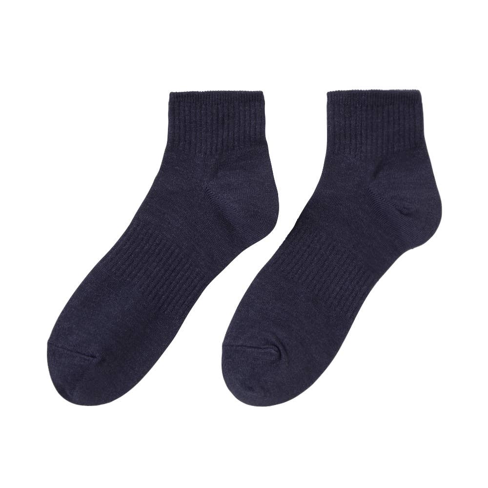 【和紙】ショート丈ソックス【SALE】 WCT401 ネービー