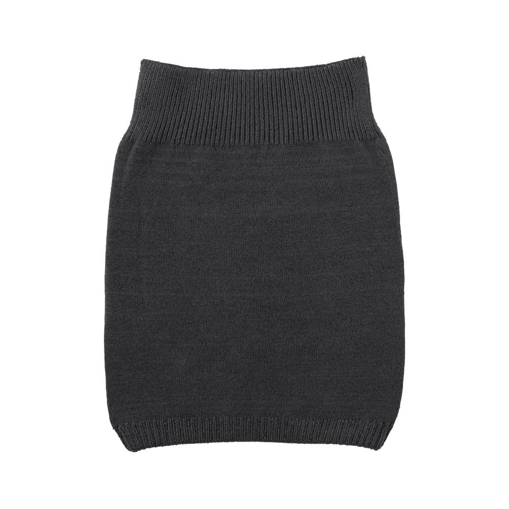 【表側綿100%・シルク】ふんわりやわらか腹巻 ZGX901 モクチャコール