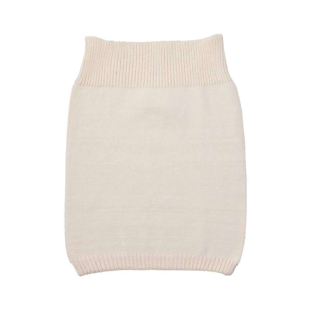 【表側綿100%・シルク】ふんわりやわらか腹巻 ZGX901 アイボリー