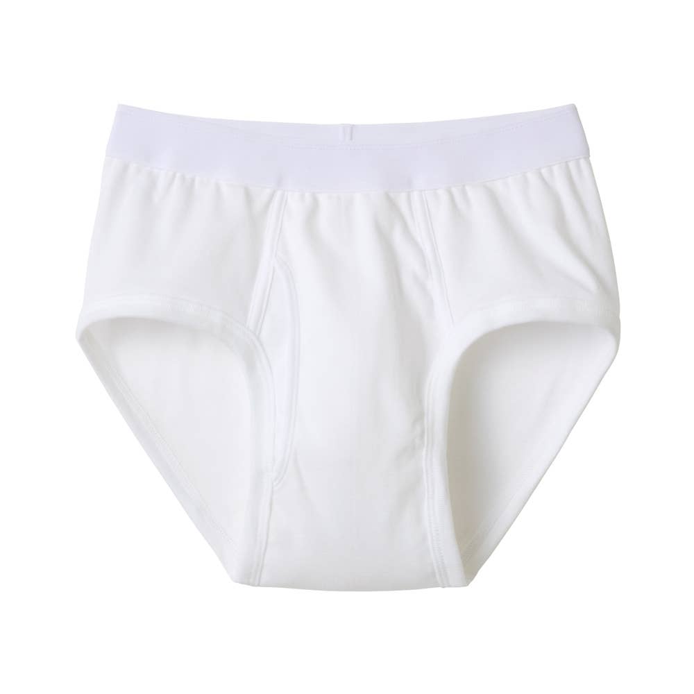 【乾燥機対応】ブリーフ(前あき) AA3040 DP.ホワイト