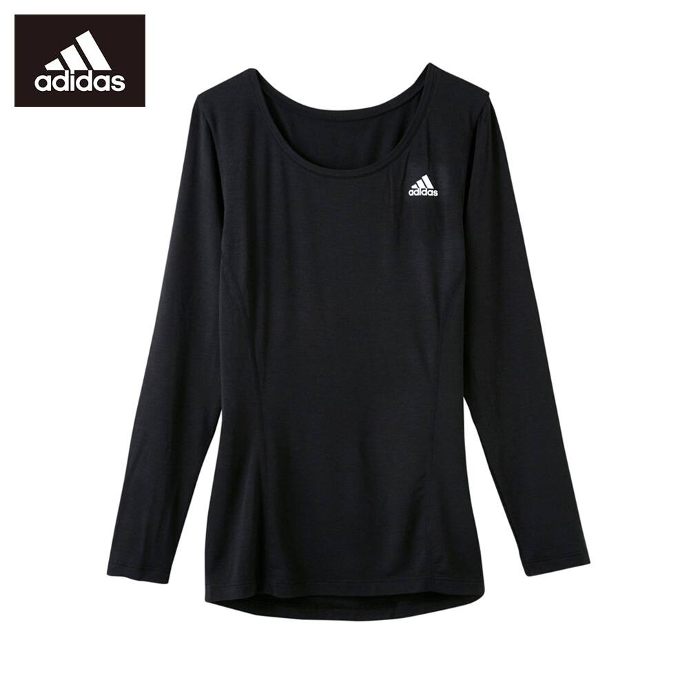 ＜GUNZE グンゼ＞ 30%OFF！adidas(アディダス) ロングスリ-ブ（レディース）【SALE】 アイボリー M画像