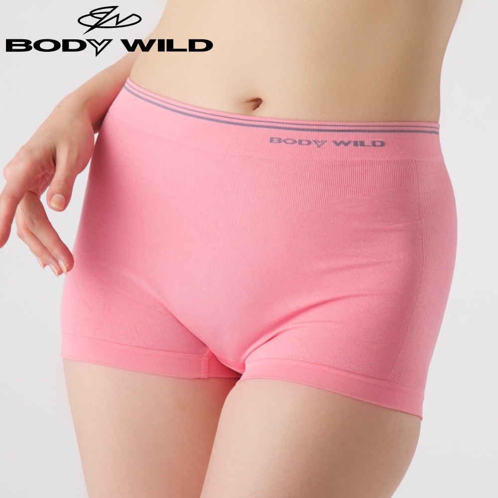 ＜GUNZE グンゼ＞ BODY WILD(ボディワイルド) 【直営店限定】ボクサーパンツ(1分丈)(レディース)【よりどりセール】 ライトピンク M