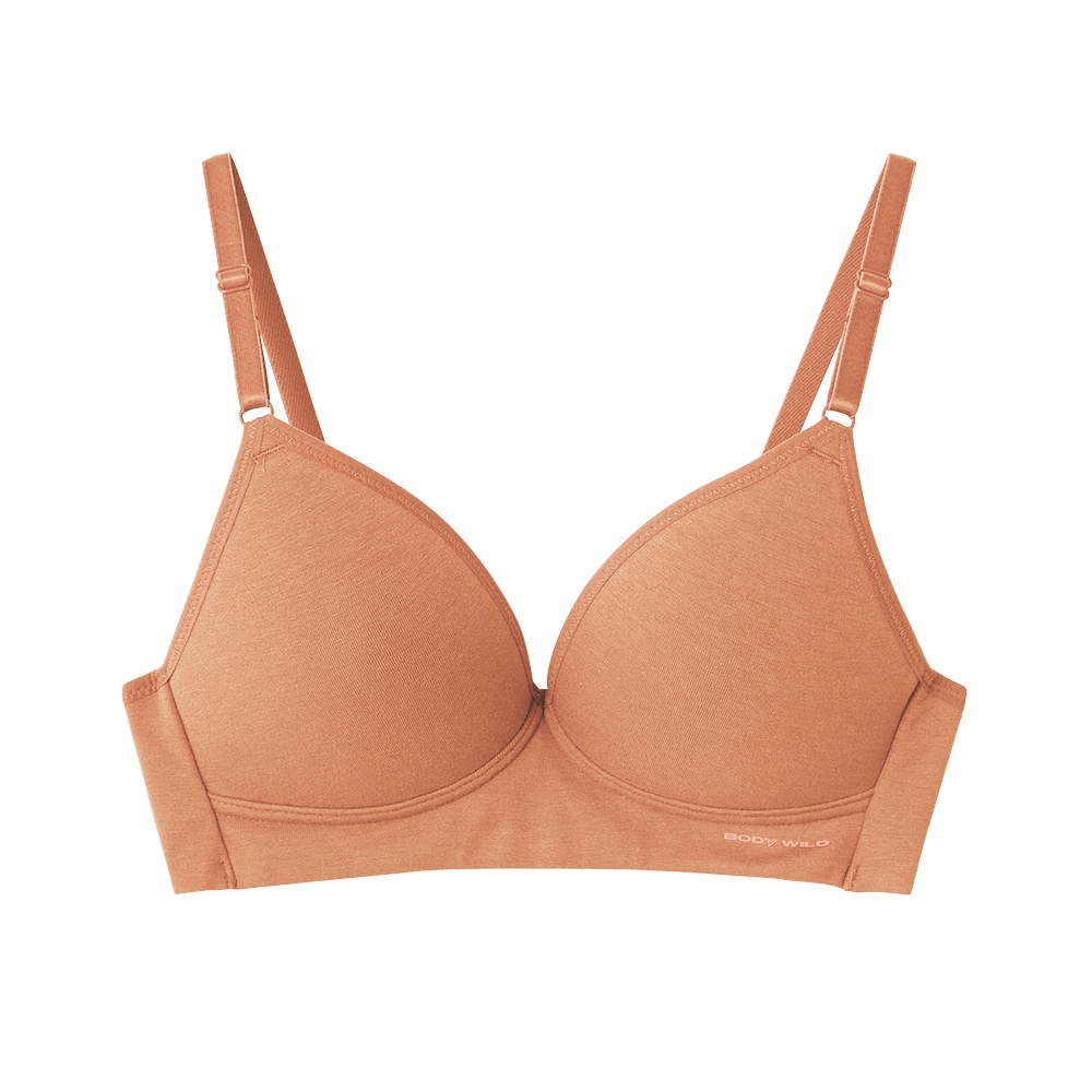 ノンワイヤーブラジャー レディース M ベージュ レディース