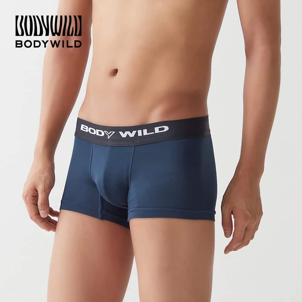 ＜GUNZE グンゼ＞ BODY WILD(ボディワイルド) 【直営店限定】ローライズボクサー(前とじ)(メンズ) イエロー LL