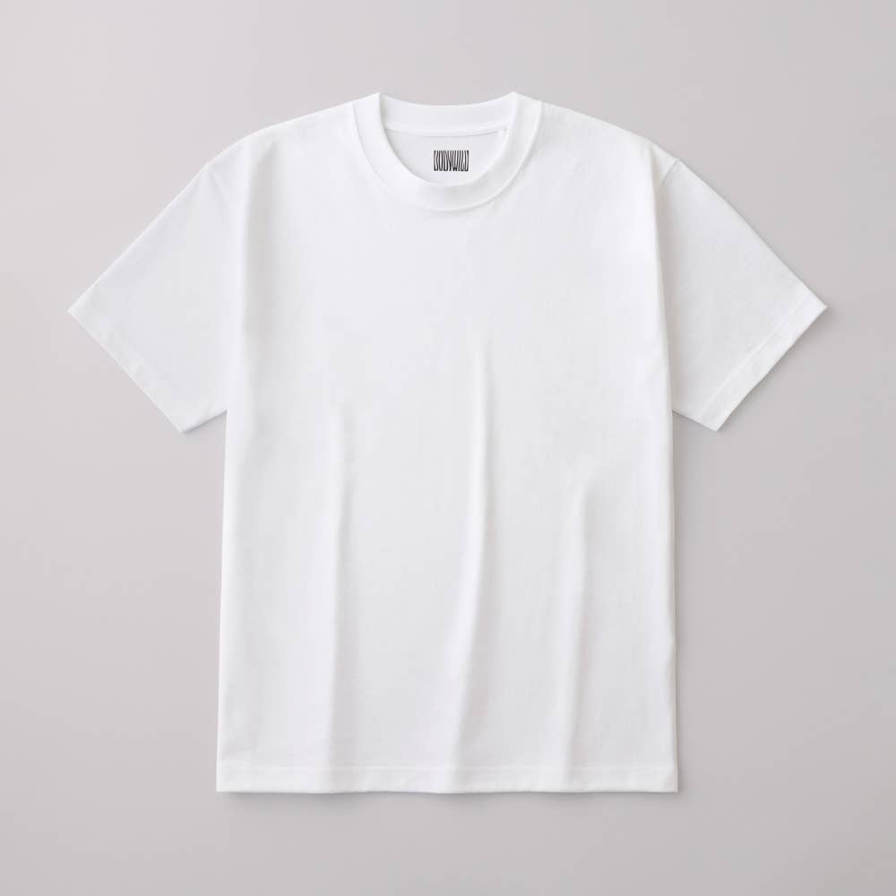 モンブラン クルーネック Tシャツ ホワイト 綿100%】厚手天竺クルーネックTシャツ（丸首） BW4013A :メンズ