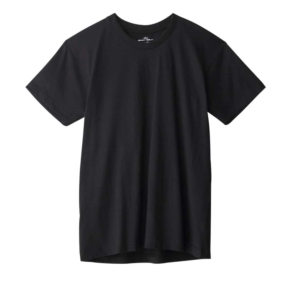 クルーネックＴシャツ２枚組(丸首)(メンズ) BW50132: メンズ トップス