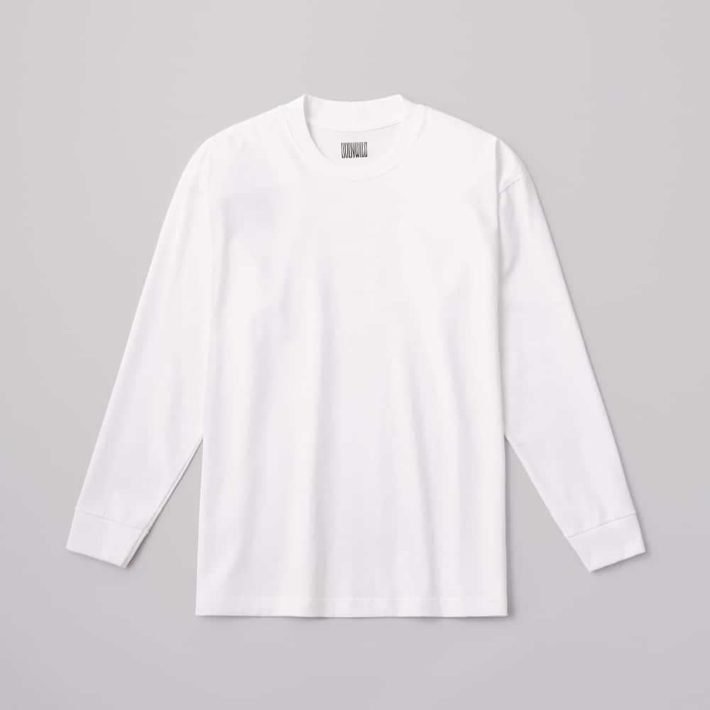 ジャケット対応(持続抗菌加工)】クルーネック長袖シャツ【SALE ジャケット対応(持続抗菌加工)】クルーネック長袖シャツ【SALE
