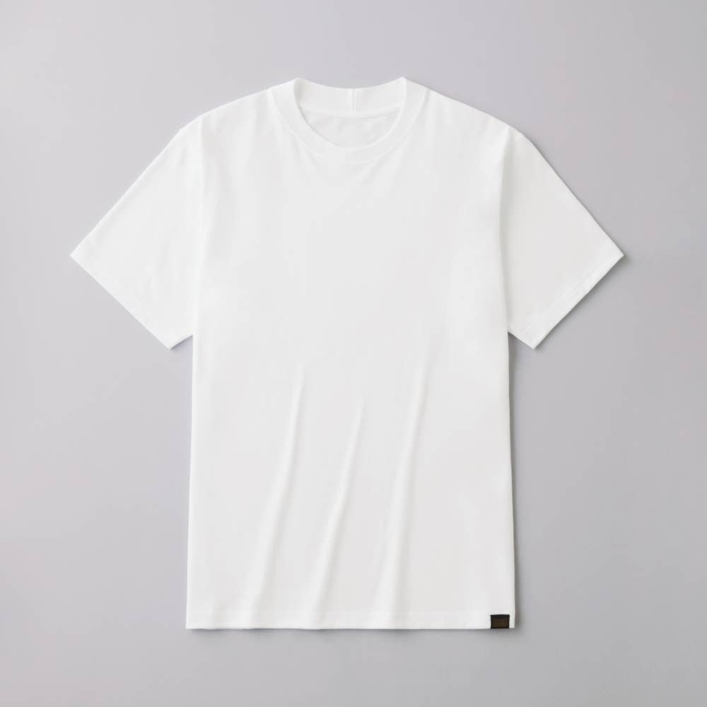 ジャケット対応】接触冷感クルーネックTシャツ（丸首）【SALE