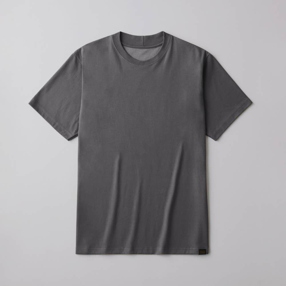 ジャケット対応】接触冷感クルーネックTシャツ（丸首）【SALE