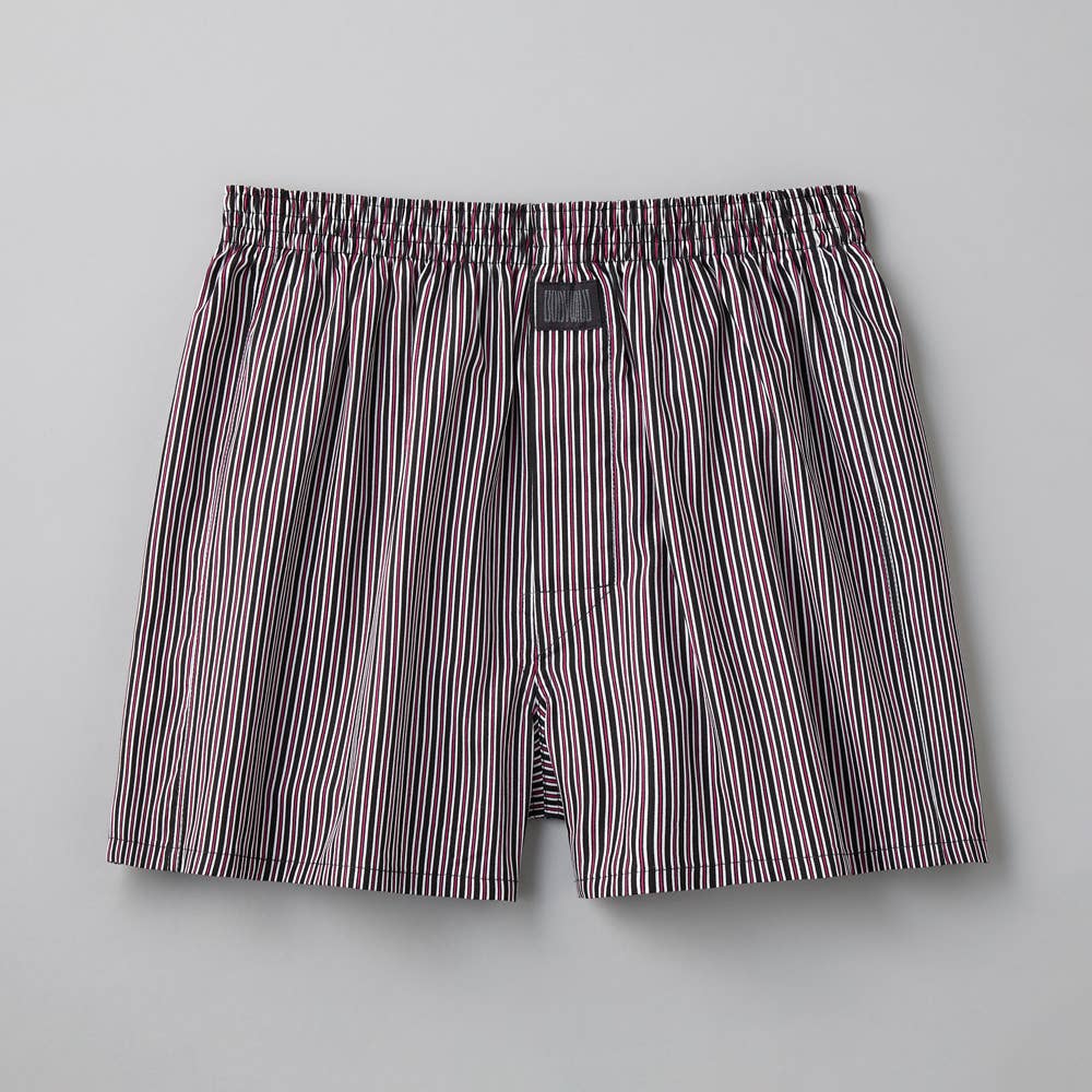 【直営店限定】トランクス（前あき） BW909EC ストライプ　ブラック