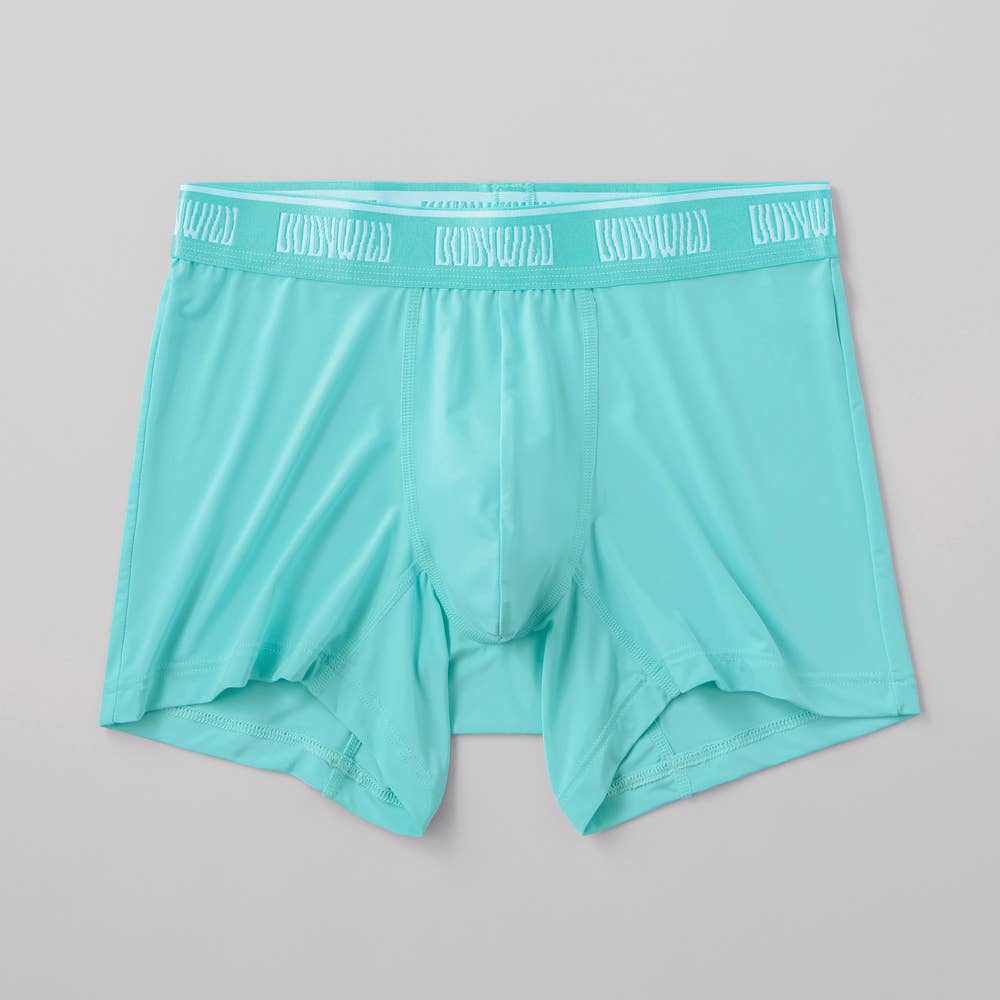 【接触冷感】ボクサーパンツ（前とじ） BWC000A サックス