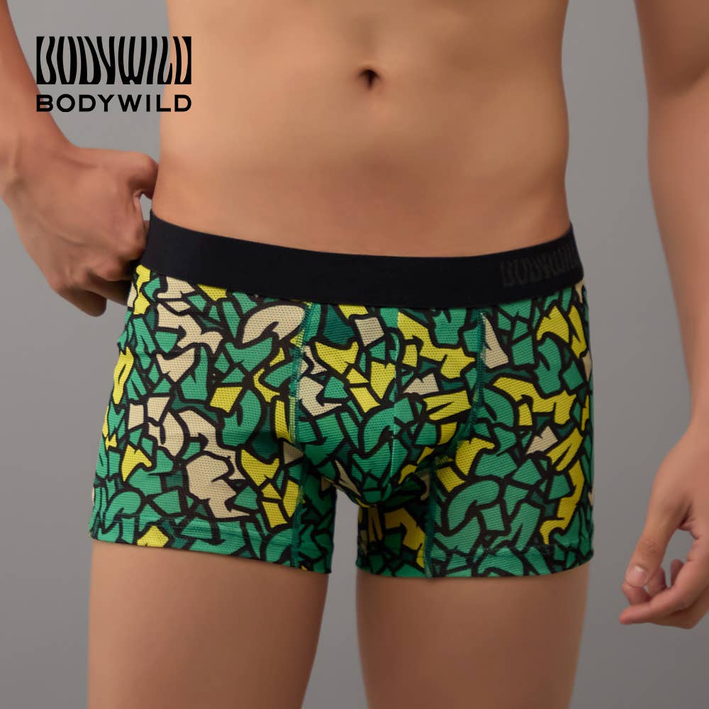 【メッシュ】ボクサーパンツ（前とじ）