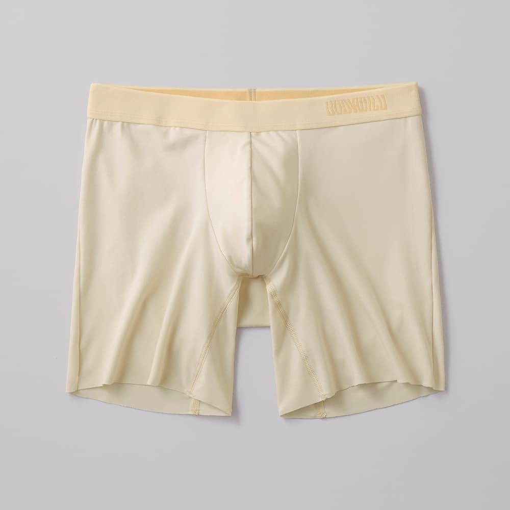 裾きりっぱなし】セミロングボクサーパンツ(前とじ)【SALE 裾きりっぱなし】セミロングボクサーパンツ(前とじ)【SALE