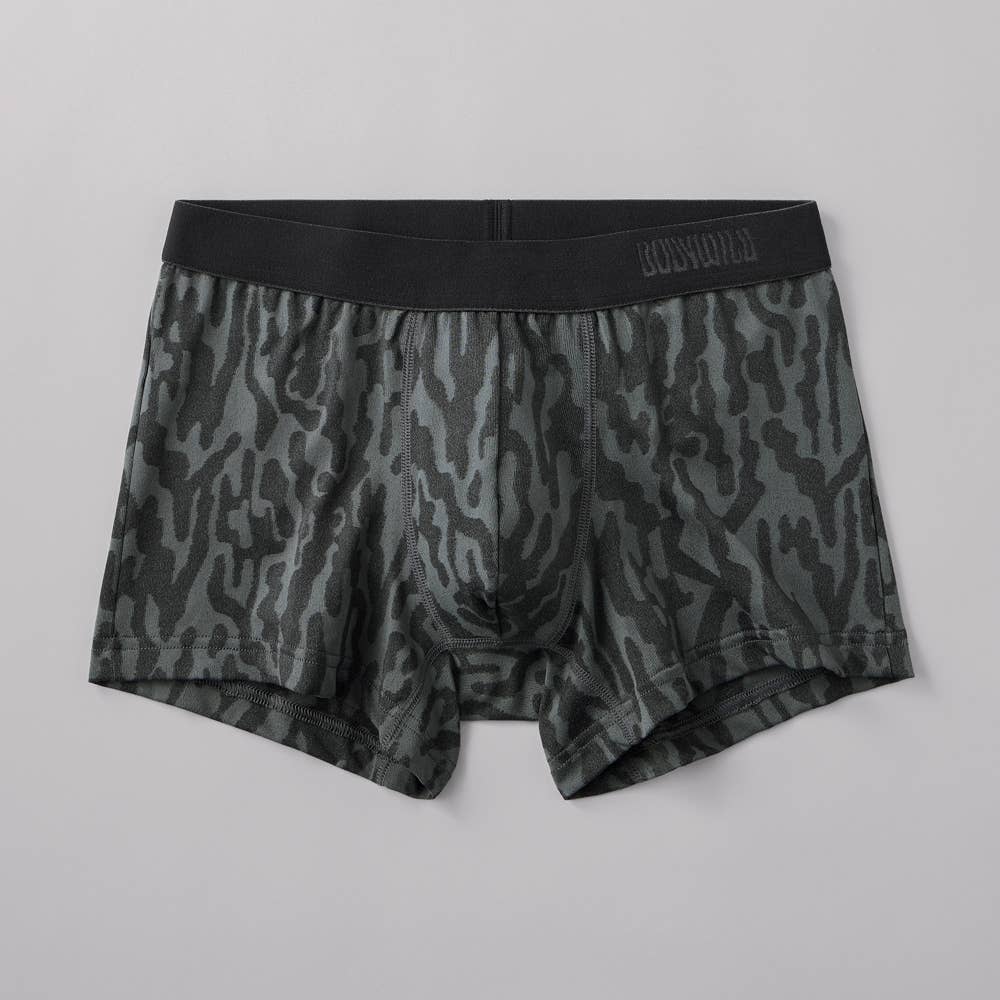 【ジャカード】ボクサーパンツ（前とじ） BWE122A グレー