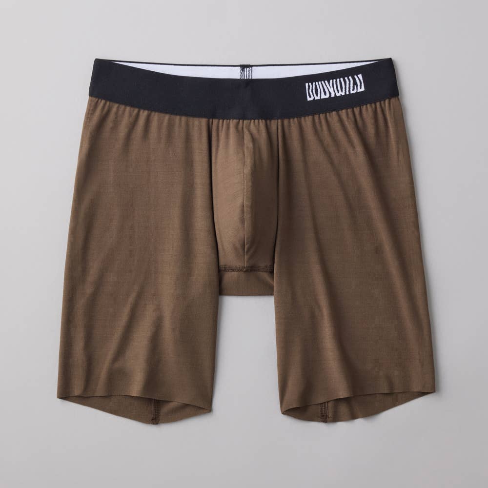裾きりっぱなし】ロングボクサーパンツ（前とじ） BWF000A