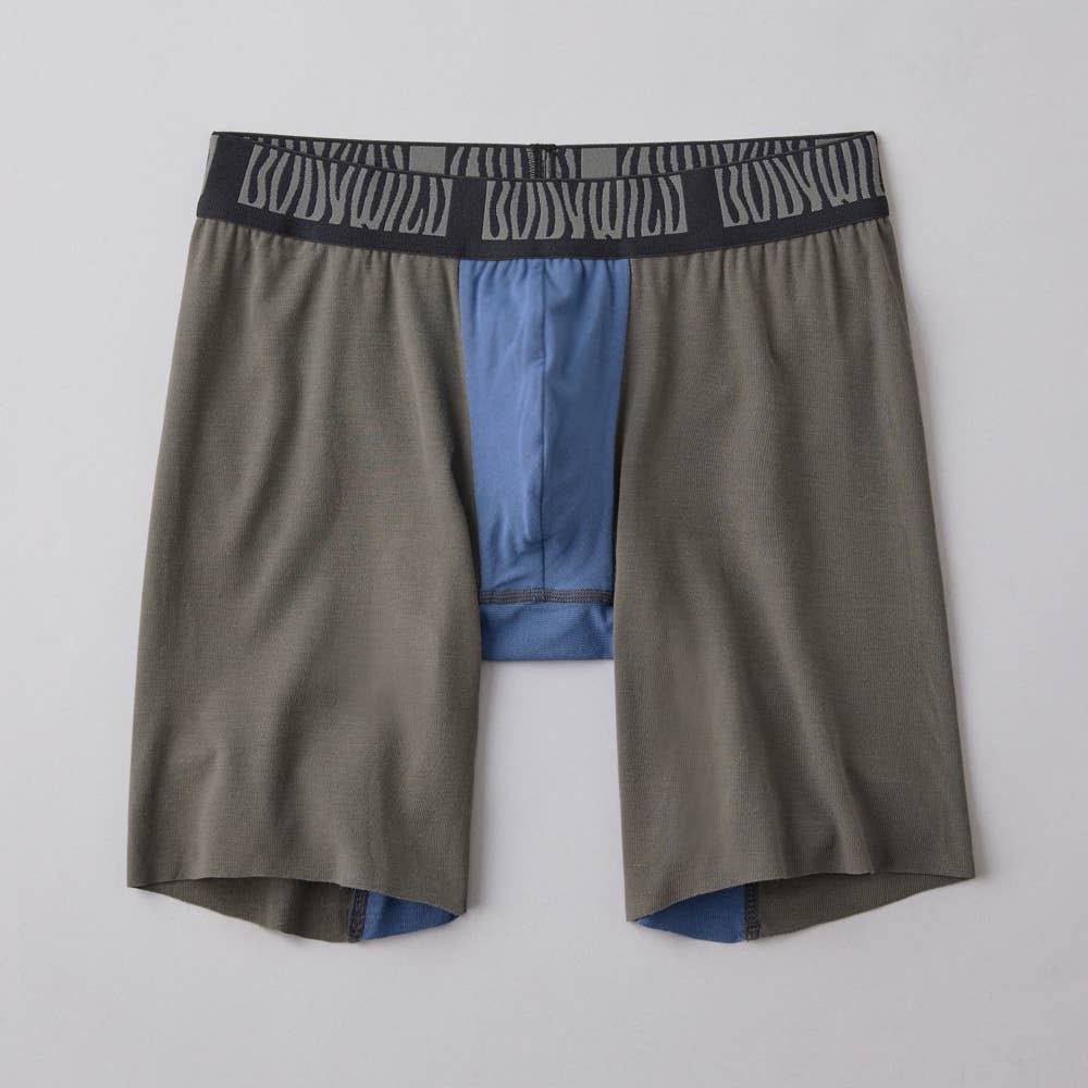 裾きりっぱなし】ロングボクサーパンツ（前とじ）【SALE
