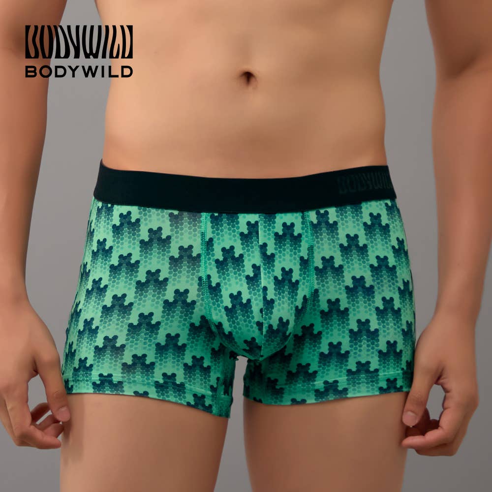 【吸汗速乾】ボクサーパンツ（前とじ）