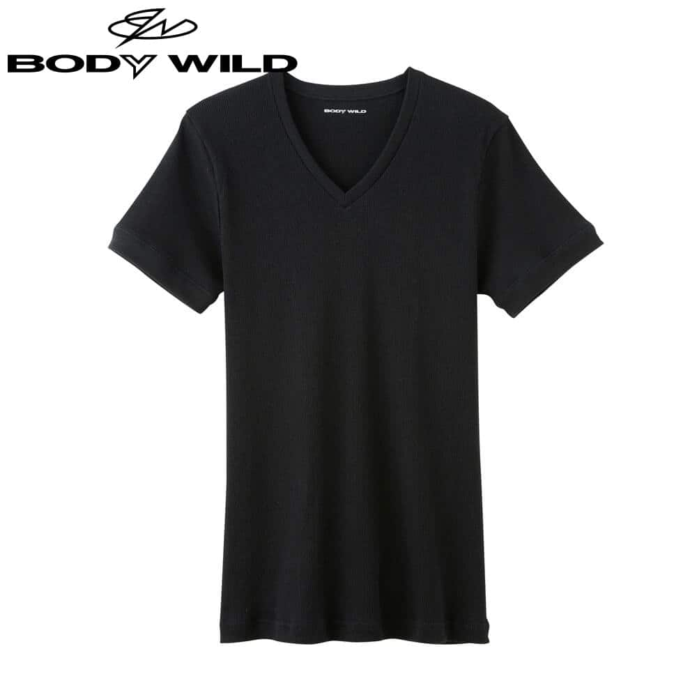 ＜GUNZE グンゼ＞ BODY WILD(ボディワイルド) クルーネックTシャツ(丸首)(メンズ) グレーモク M