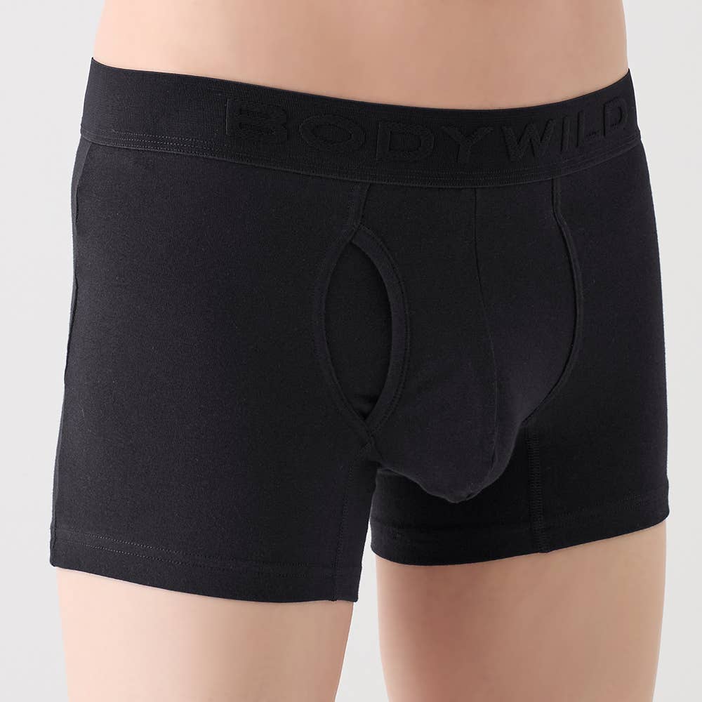 【オーガニックコットン混】ボクサーパンツ(前あき) BWL300C E5