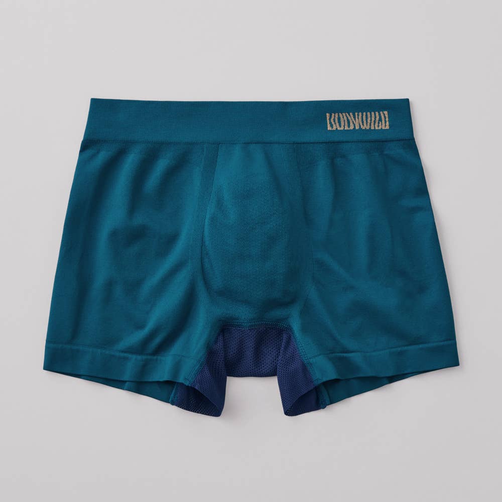 【立体成型×ベンチレーション】ボクサーパンツ（前とじ） BWM000A ブルーグリーン