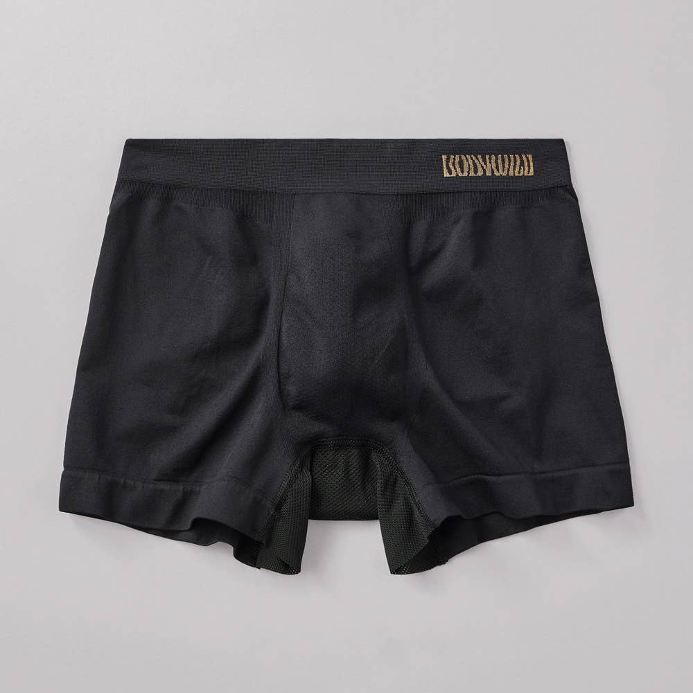 【立体成型×ベンチレーション】ボクサーパンツ（前とじ） BWM000A ブラック