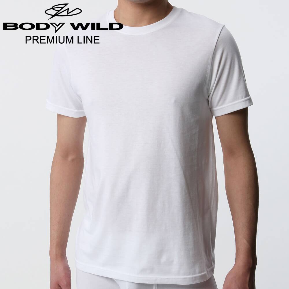  20%OFF！BODY WILD プレミアム(ボディワイルド プレミアム) 【プレミアムライン】クルーネックTシャツ(丸首)(メンズ)【SALE】 ブラック 3L