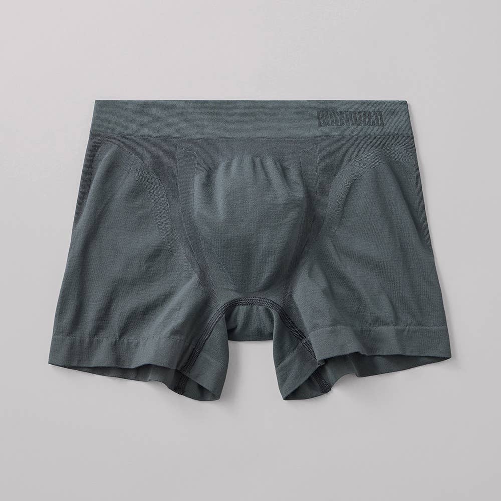 【3D-Boxer/綿混】ボクサーパンツ（前とじ） BWS851A チャコールグレー