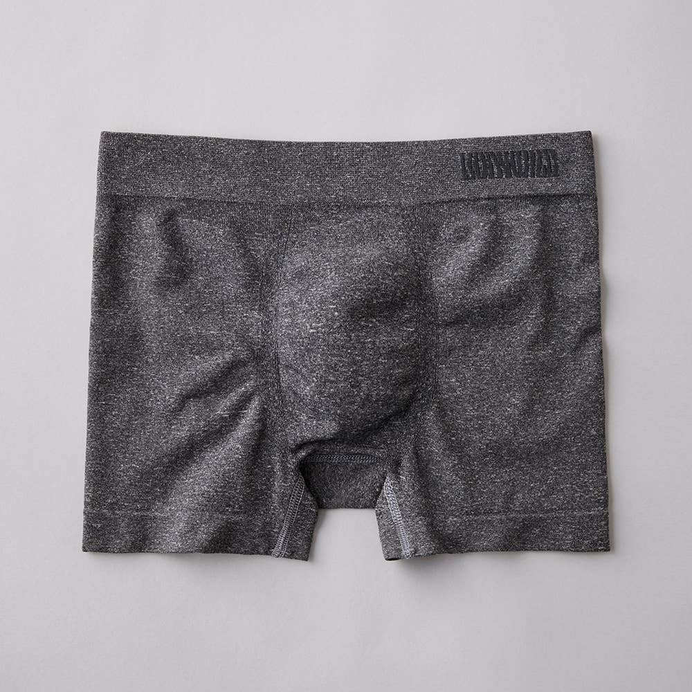 【3D-Boxer】ボクサーパンツ（前とじ）（3枚組） BWS891F ブラックモク