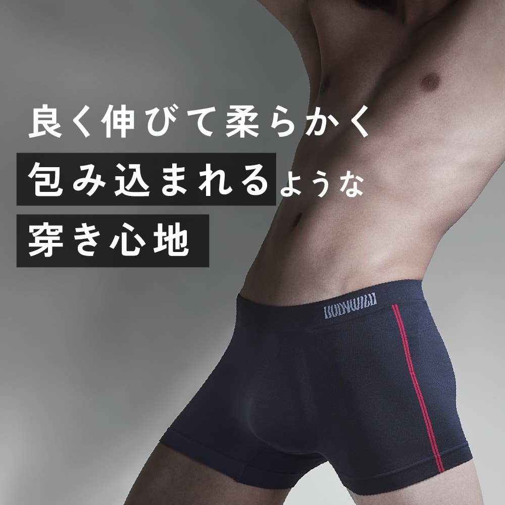 【3D-Boxer】ボクサーパンツ(前とじ)(3枚組) BWS891F E2