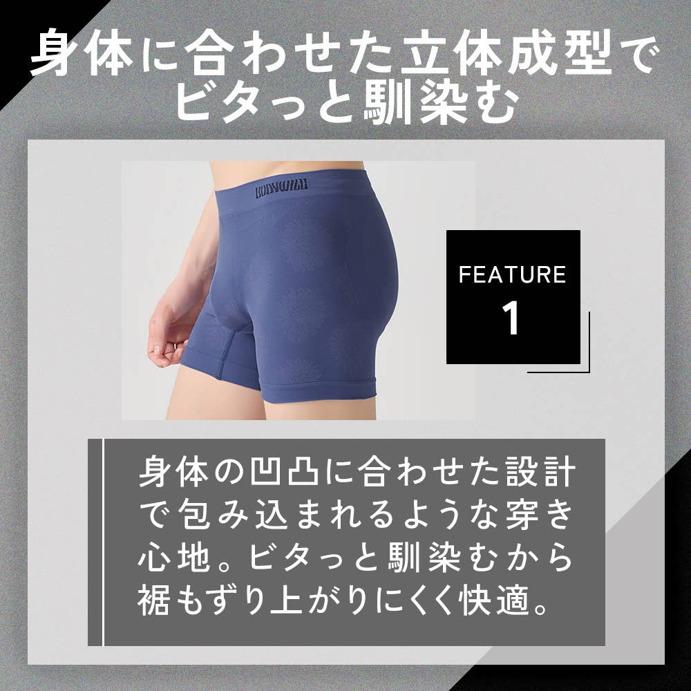 【3D-Boxer】ボクサーパンツ(前とじ) BWS891N E3