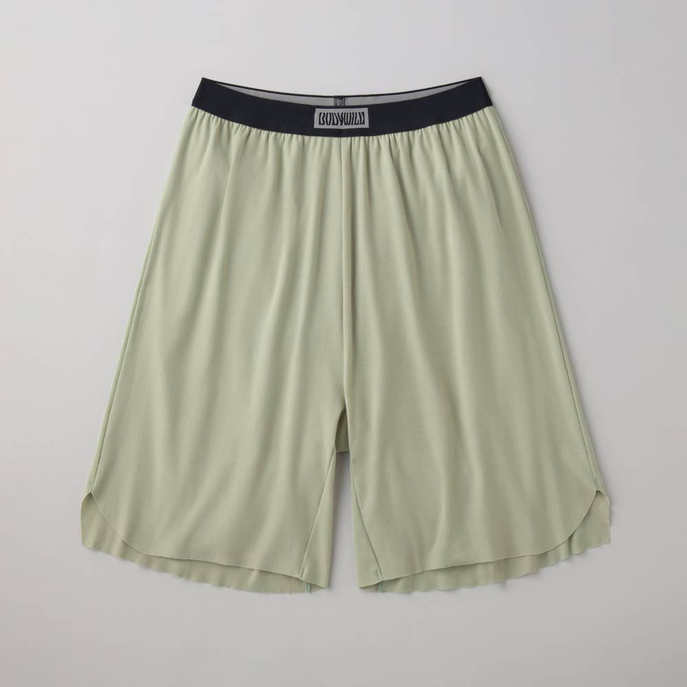 [Briefs built in] Fitted Trunks (front closure) BWT100A Tea Green