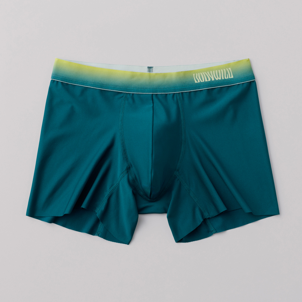 【裾きりっぱなし】ボクサーパンツ（前とじ） BWV001C エバーグリーン