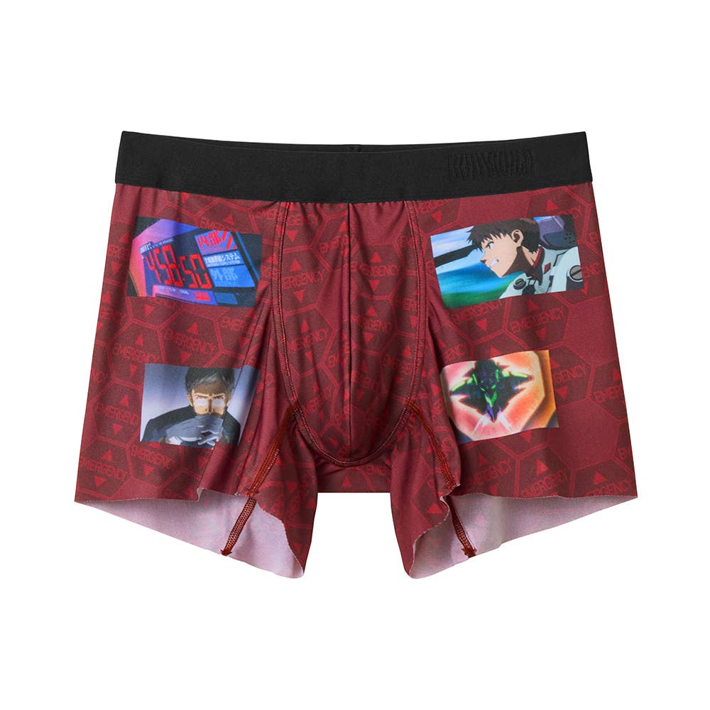 【エヴァンゲリオン】メンズボクサーパンツ(前とじ) BWV991A-0001B 1B