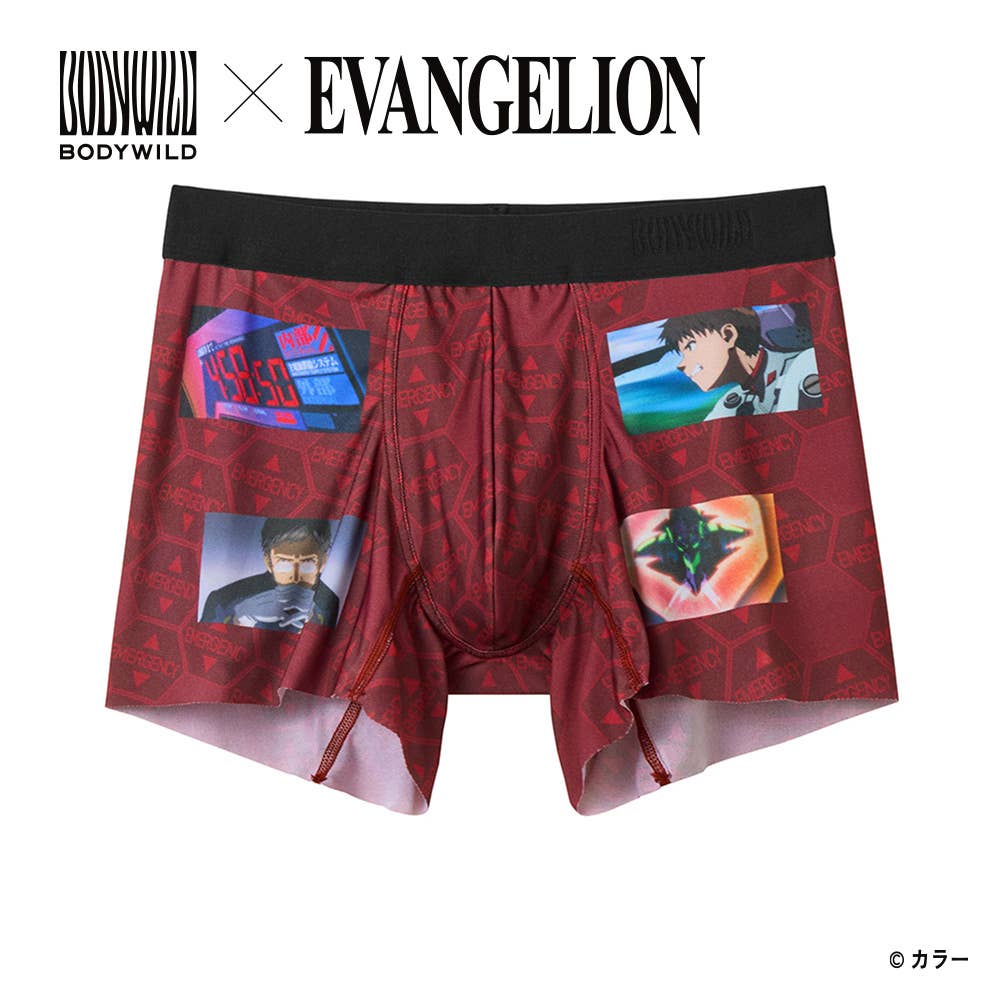 【エヴァンゲリオン】メンズボクサーパンツ(前とじ)