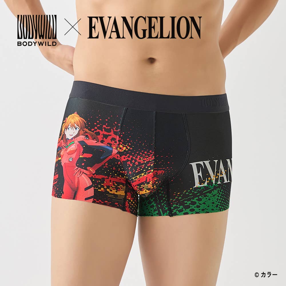 【エヴァンゲリオン】メンズボクサーパンツ(前とじ)