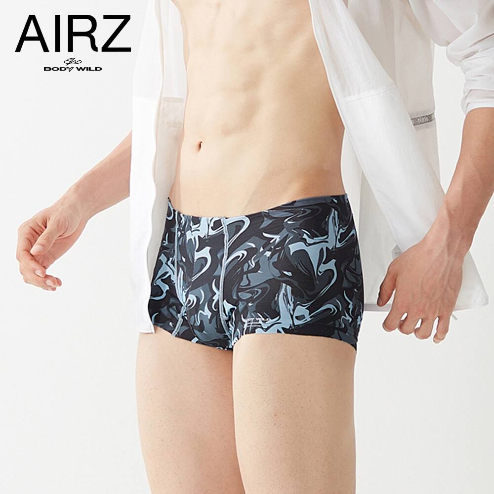 【腰ゴムなし】エアーズボクサーパンツ（前とじ）【SALE】