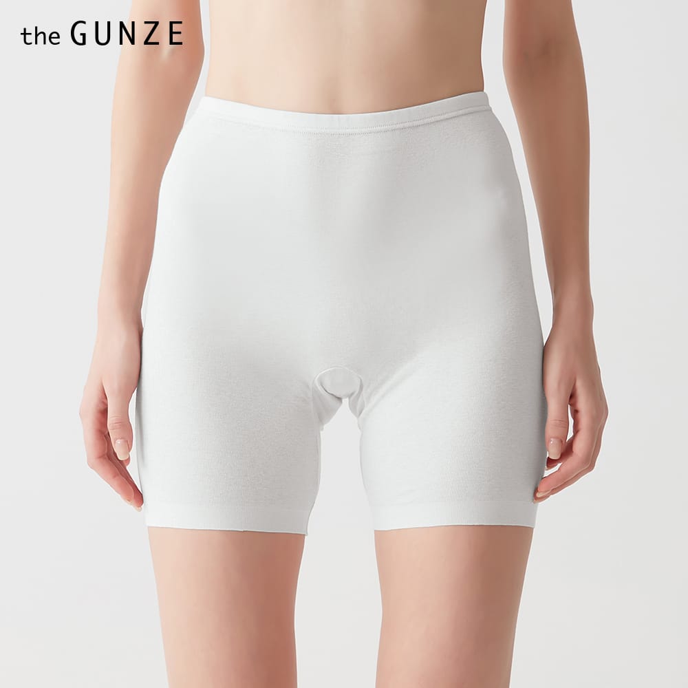 ＜GUNZE グンゼ＞ the GUNZE(ザグンゼ) 【SEAMLESS】3分丈（ひざ上丈）（レディース）【まとめ買い対象】 シュガーブラウン M