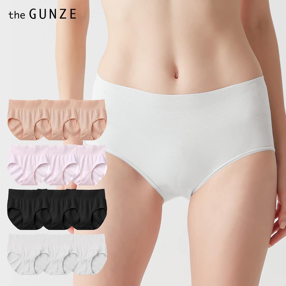 ＜GUNZE グンゼ＞ the GUNZE(ザグンゼ) 直営店限定ショーツ3枚セット（レディース） カラー4 M