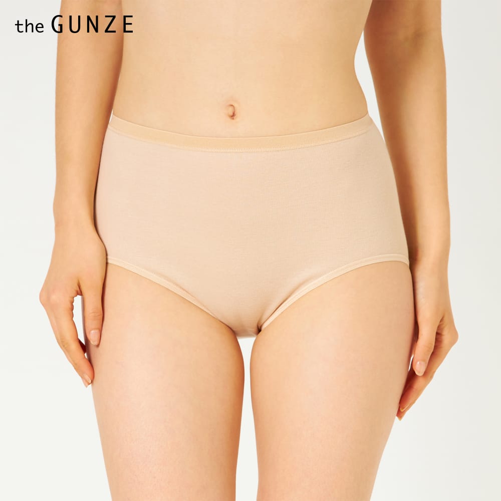 ＜GUNZE グンゼ＞ the GUNZE(ザグンゼ) 【ORGANIC】フルショーツ（レディース）【まとめ買い対象】 ブラック L