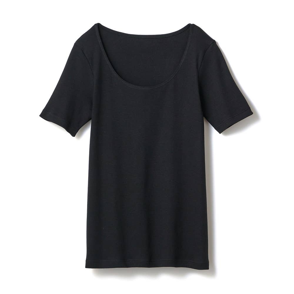 【FOR WINTER】半袖インナー【SALE】 CK2850 ブラック