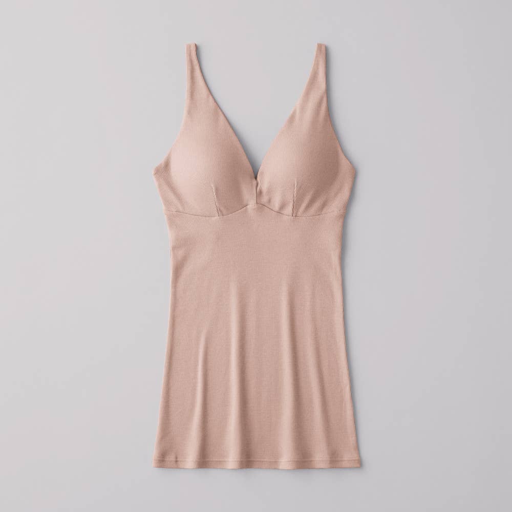 クンクン　リブカップ付きキャミソール　ピンク2枚　おまとめ売り ブラトップ キャミソール 2枚組 LLサイズ/グレー【代引き不可