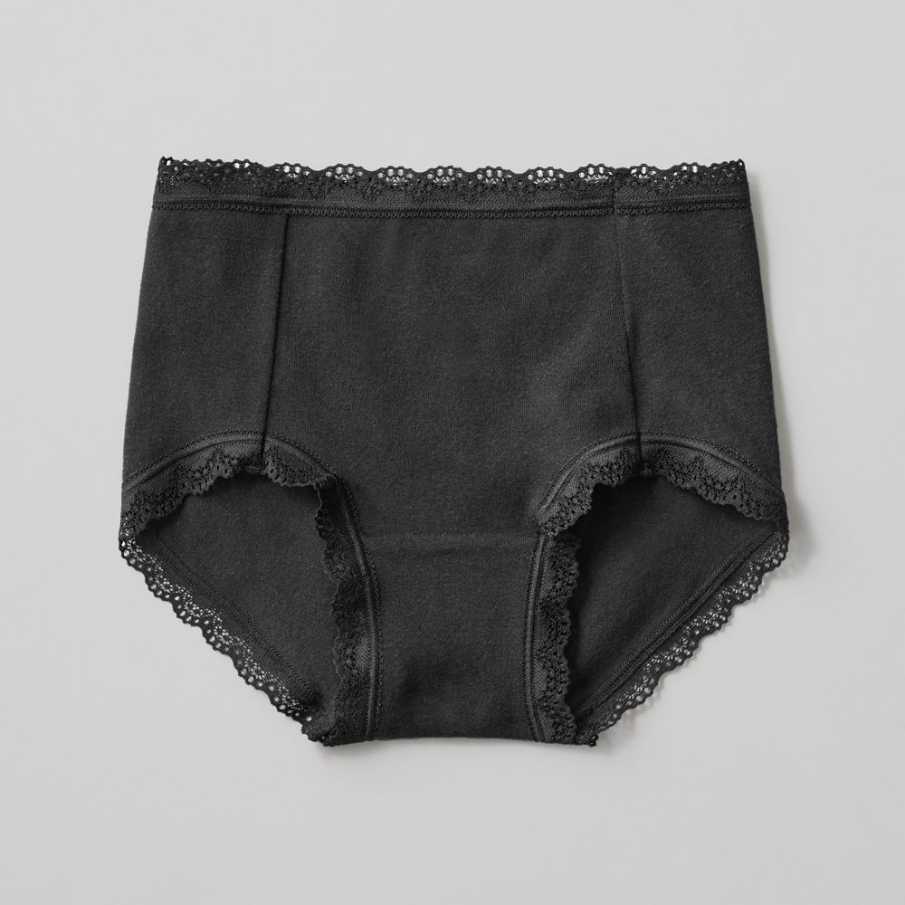 【コットンガーゼ】レギュラーショーツ CK3970 ブラック