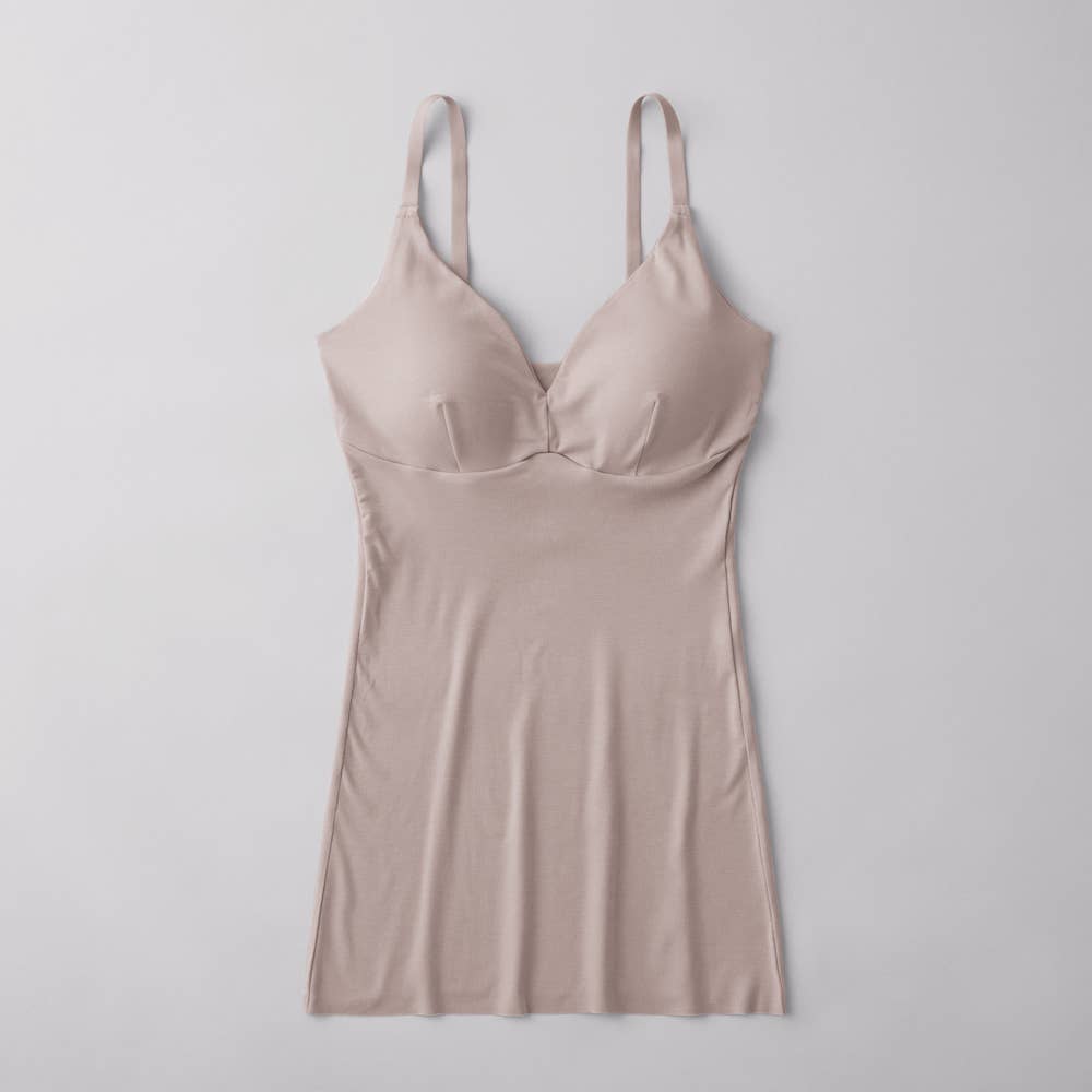 【テンセル】ブラキャミソール CK4157 ベージュヘザー