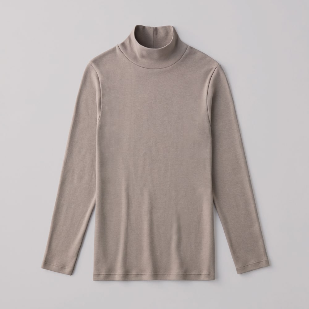 冬の綿100%】ハイネック10分袖インナー【SALE】 CK4545