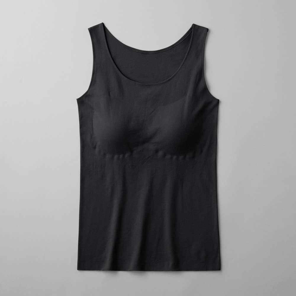 ノースリーブス 綿100%シームレス】ブラトップ【SALE】 CK4858 :レディース トップス