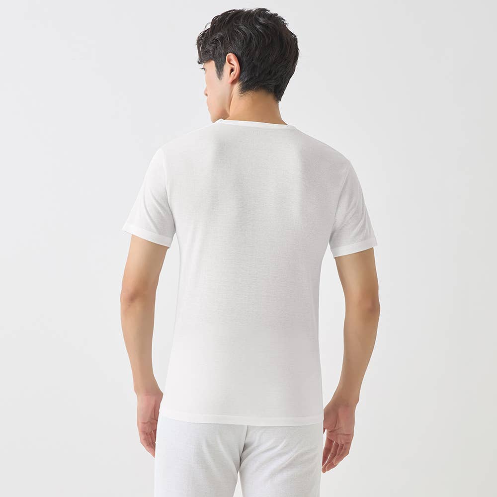 冷感綿100%】クルーネックTシャツ(丸首) CK8813 :メンズ トップス