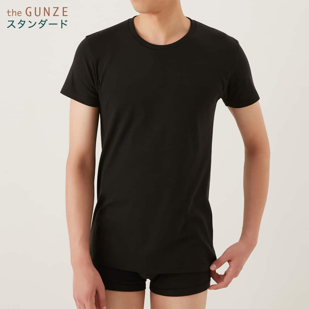 ＜GUNZE グンゼ＞ BODY WILD(ボディワイルド) ヘビーウェイトTシャツ（メンズ） ホワイト M