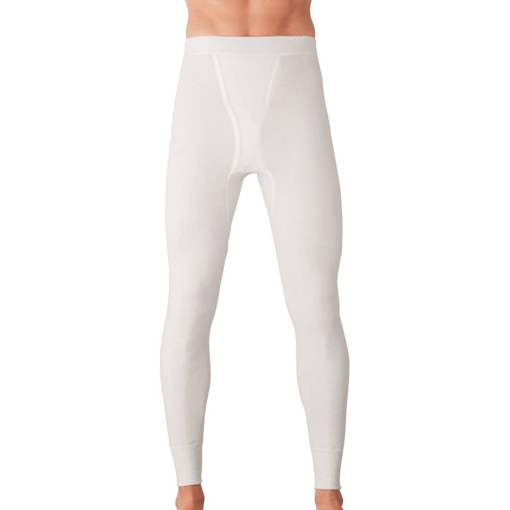 【暖か暖か】長ズボン下(前あき) DDM202B オフホワイト